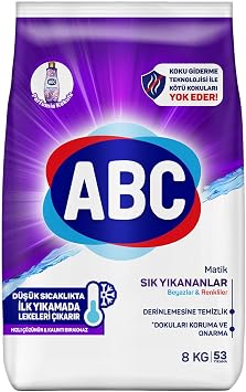 ABC DETERJAN Matik Sık Yıkayanlar 8 Kg