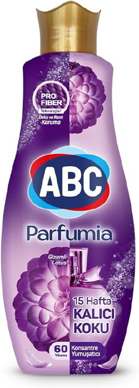ABC DETERJAN Parfumia Yumuşatıcı Gizemli Lotus Mor 1440 Ml