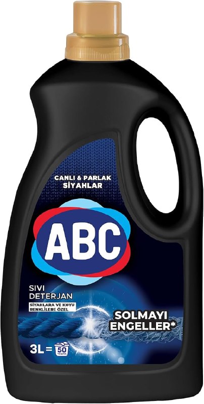 ABC DETERJAN Sıvı Çamaşır Deterjanı Siyahlar 3 L