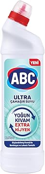 ABC DETERJAN Ultra Çamaşır Suyu Bembeyaz 750 mL