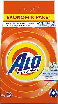 Alo 8 kg Kar Çiçeği Toz Deterjan