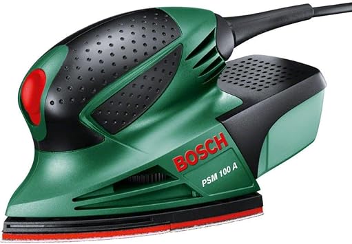 Bosch PSM 100 A Delta Zımpara, 100W, Yeşil