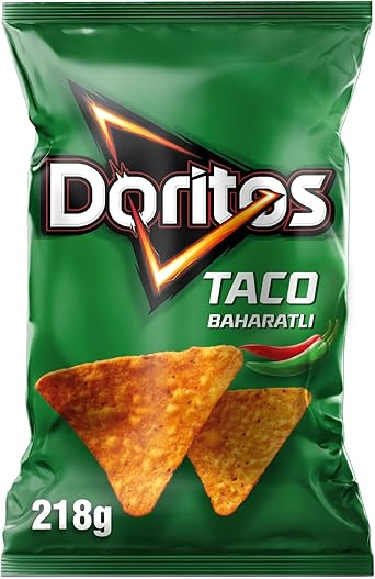 Doritos Taco Baharatlı Mısır Cipsi Mega Boy 218 g
