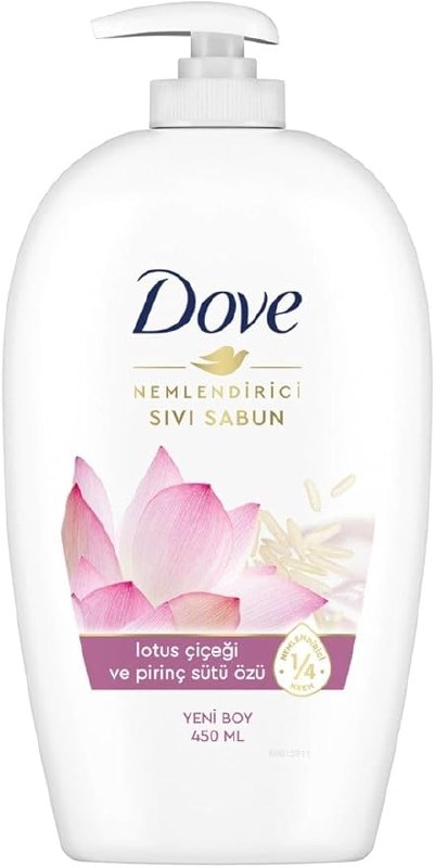 Dove Lotus Çiçeği ve Pirinç Sütü Sıvı Sabun 450 ml