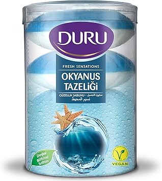 DURU Fresh Sensations Ocean Sabun, 100gx4