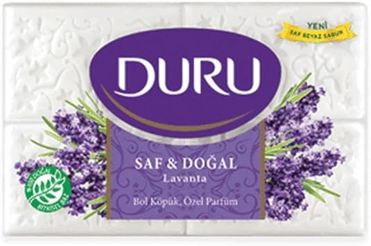 DURU Saf&Doğal Lavanta Sabun, 150gx4
