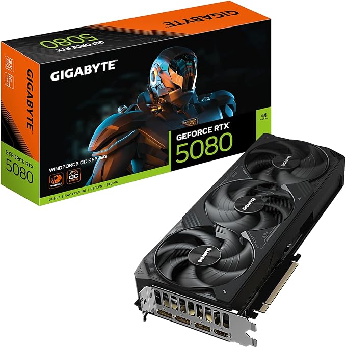 GIGABYTE RTX5080 WINDFORCE OC 16GB GDDR7