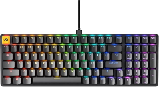 Glorious GMMK2 TR Q %96 Mekanik RGB Siyah Klavye
