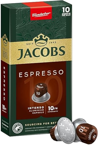JACOBS Espresso 10 Intenso 10 Alüminyum Kapsül