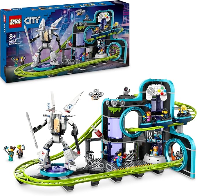 LEGO City Robot Dünyası Hız Treni Parkı 60421 986 Parça