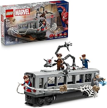 LEGO Marvel Örümcek Adam ile Doktor Oktopus Metro Sahnesi 76321 (204P)