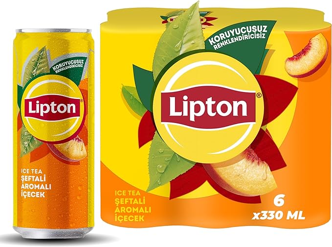 Lipton Ice Tea Şeftali Kutu 6x330 ml