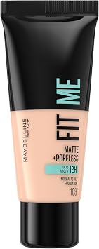 Maybelline New York Fit Me Matte+Poreless Fondöten 104 Soft Ivory 30 ml