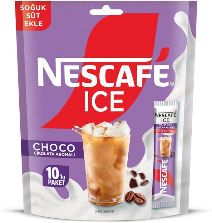 NESCAFÉ Milky Ice Choco Çikolata Aromalı 10'lu Paket
