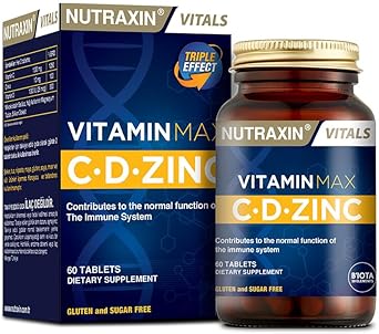 Nutraxin Vitamin Max C-D-Zinc 60 Tablet