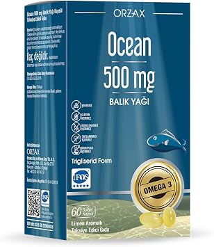 Ocean 500 mg Balık Yağı 60 Softjel Kapsül