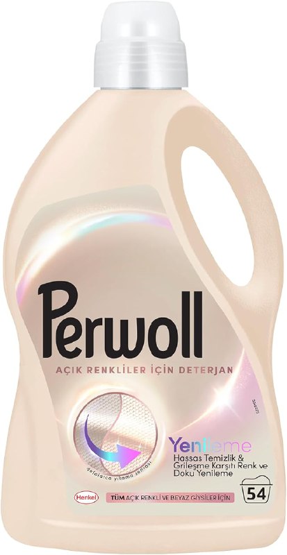 Perwoll Açık Renkliler Sıvı Deterjan 3L 54 Yıkama