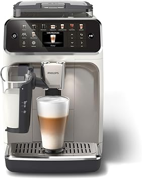 Philips 5500 Serisi LatteGo EP5543/90 Beyaz Krom Espresso Makinesi