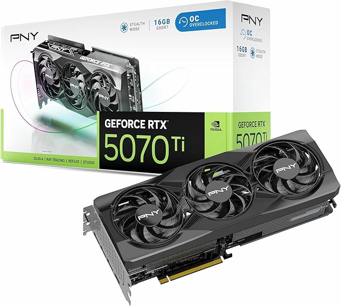PNY GeForce RTX 5070 Ti 16GB OC GDDR7