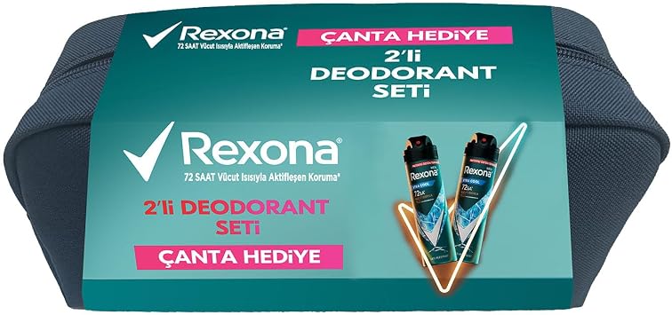 Rexona Xtracool Deodorant 2x150Ml Çanta Seti