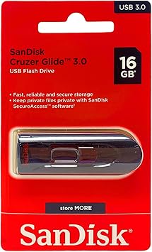 SanDisk Cruzer Glide 16GB USB 3.0 Flash Bellek