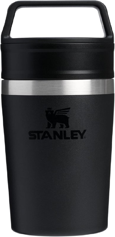 Stanley Cafe To-Go Travel Mug, Siyah, 0.23 L