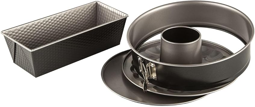Tefal EasyBake Savarin 3 Parça Kek Kalıbı Seti - Gri