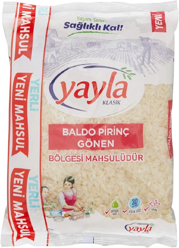 yayla 1 kg Baldo Pirinç